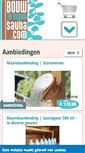 Mobile Screenshot of bouwjeeigensauna.com